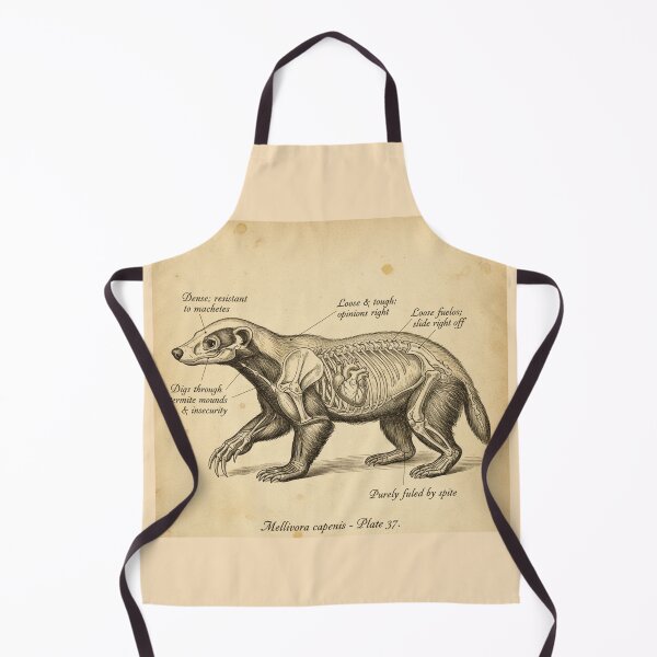 Item preview, Honey Badger Art, Fearless Animal Lover, Mellivora Capensis, Resilient Wildlife Gift, Zero Fucks Given Attitude designed and sold by Ditstyle.