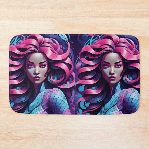 Item preview, Pisces Pop Splash – Vibrant Zodiac Caricature Art designed and sold by PawPrintedArt.