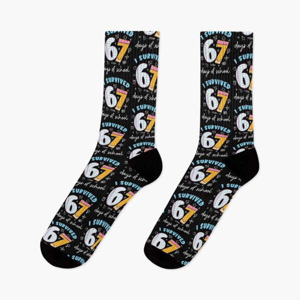 Item preview, I Survived 67 Days of School Funny Six Seven Meme Funny Six Seven Gen Alpha Slang designed and sold by ivotee.