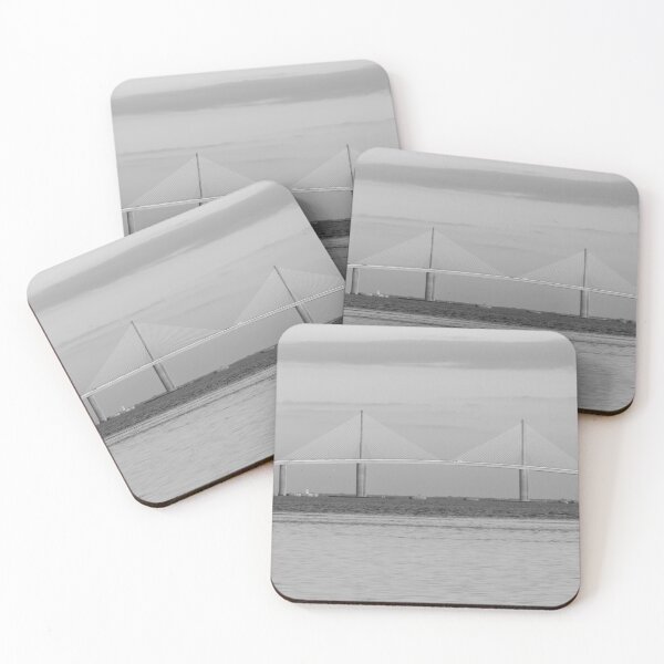 Item preview, The Sunshine Skyway Bridge stretches gracefully across Tampa Bay at dawn designed and sold by EyezWatchin.