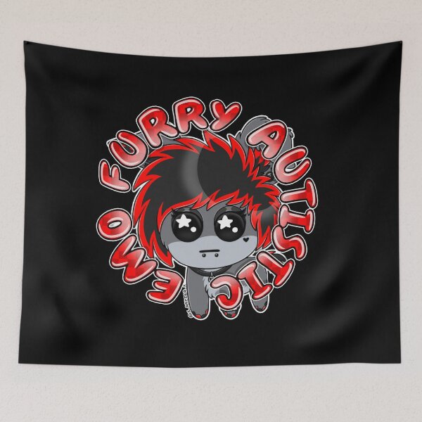 Item preview, Autistic Emo Furry designed and sold by Razpawductions.