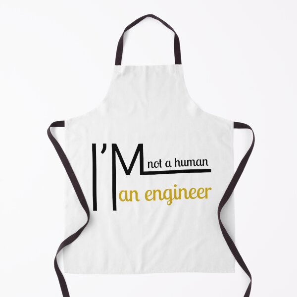 Item preview, I'm Not a Human, I'm an Engineer – Funny Tech Quote designed and sold by Black-Case.