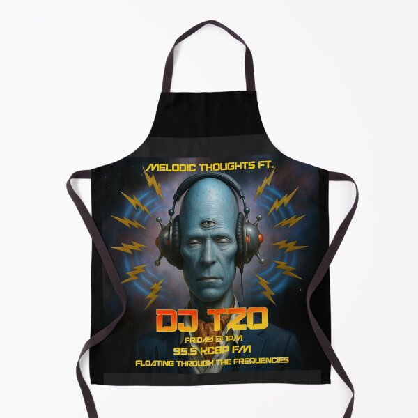 Artikelvorschau, DJ TZO - Schwebende Frequenz entworfen und verkauft von Church Boy Clothing Co..
