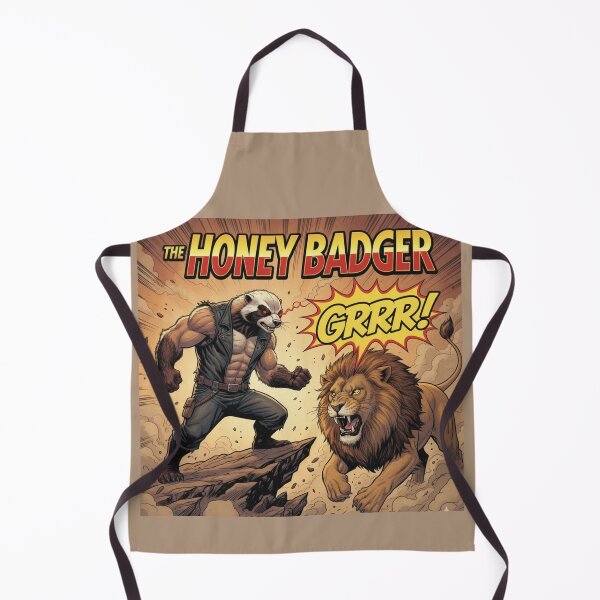 Item preview, Honey Badger Art, Fearless Animal Lover, Mellivora Capensis, Resilient Wildlife Gift, Zero Fucks Given Attitude designed and sold by Ditstyle.