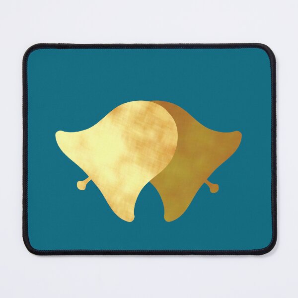 Item preview, Golden Bells on blue - Calm, Sensory-Friendly designed and sold by CreaTwinkles.