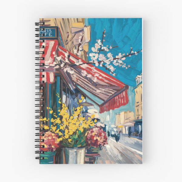 Item preview, Paris Street Café | Yellow Blossoms and Red Stripes designed and sold by CARRAANN.