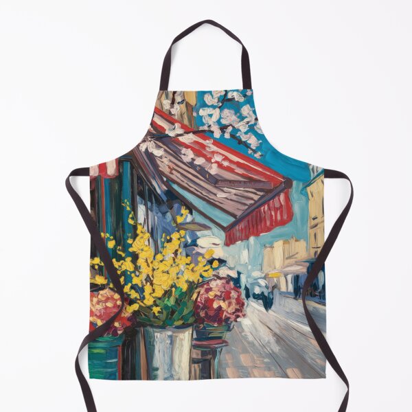 Item preview, Paris Street Café | Yellow Blossoms and Red Stripes designed and sold by CARRAANN.