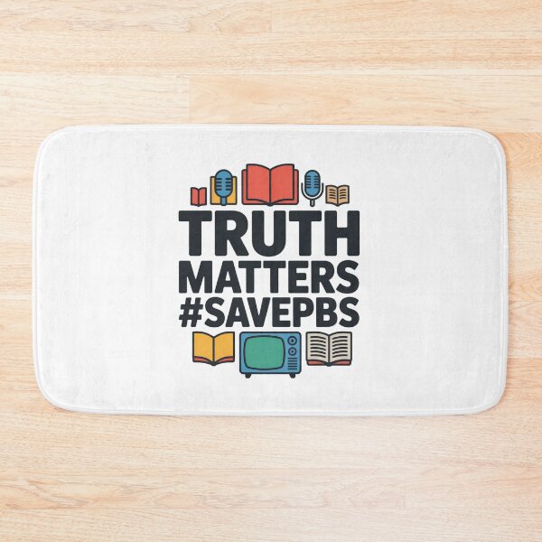 Item preview, Truth Matters Bold Media Literacy Advocacy Cartoon Typography designed and sold by chattsuede.