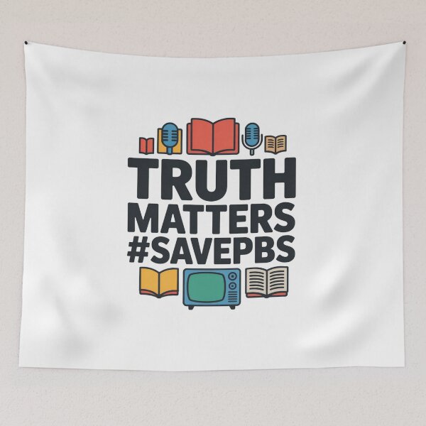 Item preview, Truth Matters Bold Media Literacy Advocacy Cartoon Typography designed and sold by chattsuede.