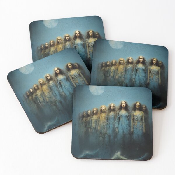 Item preview, Daughters of the Sea – The Nine Waves of Ægir and Rán designed and sold by NordicDreams.