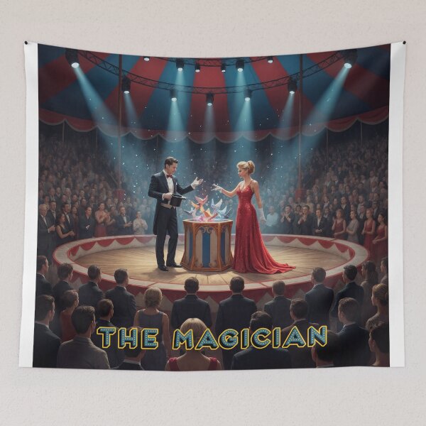 Item preview, The Magician’s Spectacle: Birds, Glamour, and Circus Wonder designed and sold by ForeverPrintsOK.