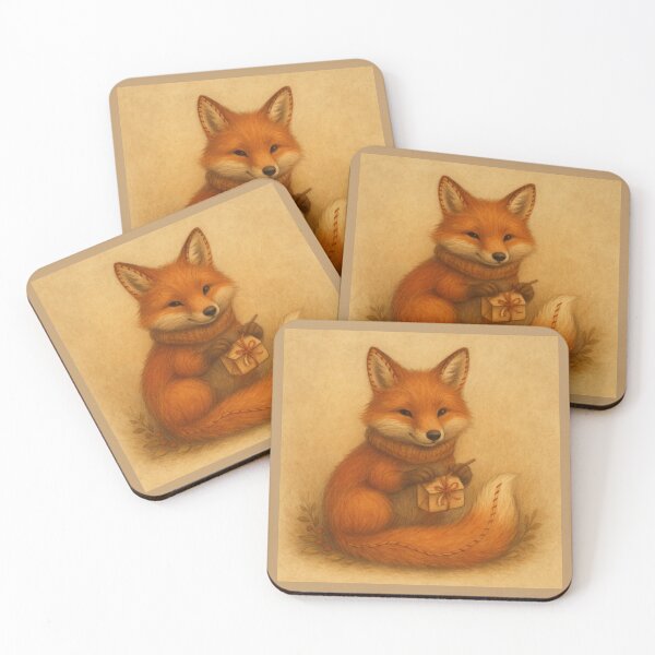 Item preview, Fox of Small Kindnesses – The Little Gift Giver designed and sold by GeoWild Designs.