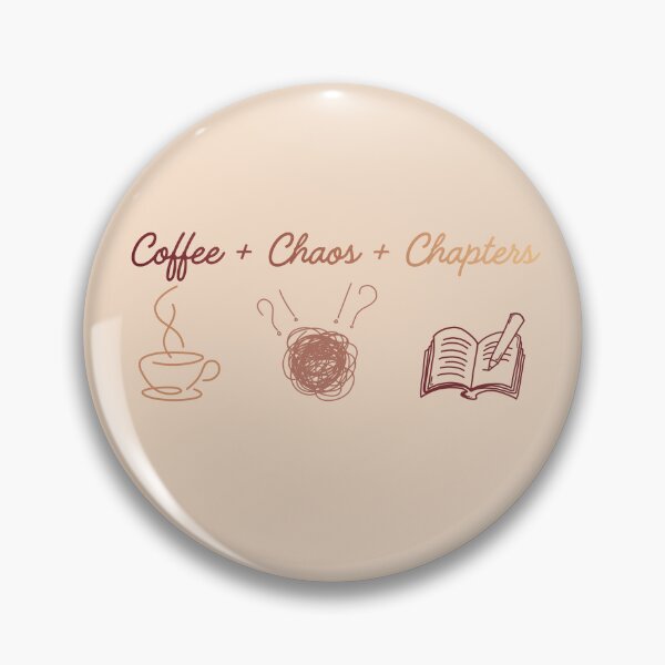 Item preview, Coffee + Chaos + Chapters  designed and sold by Ivy-Triggs.