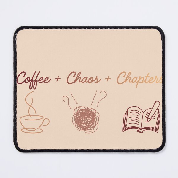 Item preview, Coffee + Chaos + Chapters designed and sold by Ivy-Triggs.