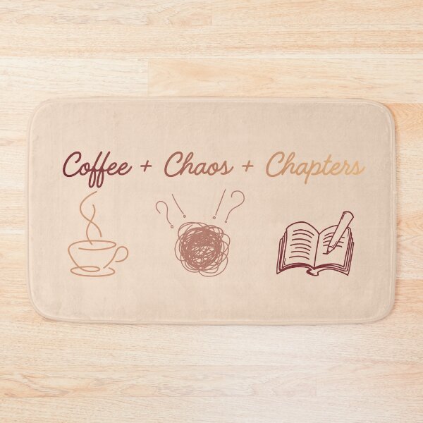 Item preview, Coffee + Chaos + Chapters  designed and sold by Ivy-Triggs.