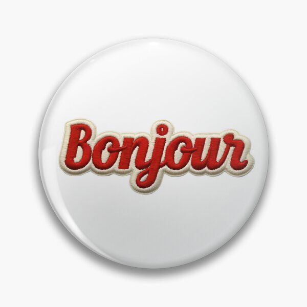 Item preview, Stitched Bonjour designed and sold by CharmStudio.