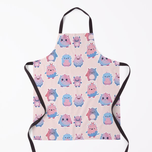 Item preview, Cute kawaii Sweet Monster Creative Sticker Design- Pastel Pink And Blue designed and sold by MiloOfficial.