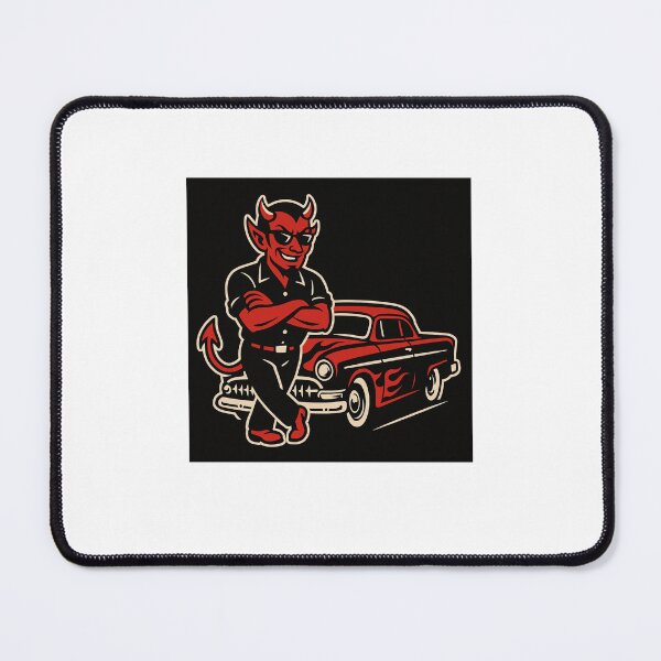 Item preview, Retro Devil Hot Rod Classic Car | Rockabilly Greaser designed and sold by Fleetwood1994.