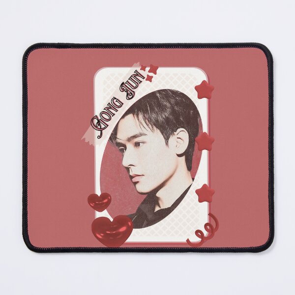 Item preview, Gong Jun (龚俊) Chinese Actor Cdrama Chinese Entertainment Card Red Aesthetic Collage Design designed and sold by AJUNICE STUDIO.