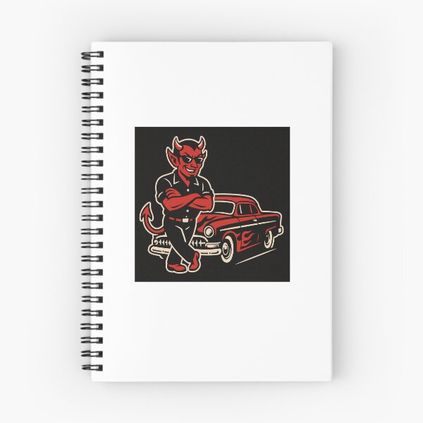 Item preview, Retro Devil Hot Rod Classic Car | Rockabilly Greaser designed and sold by Fleetwood1994.