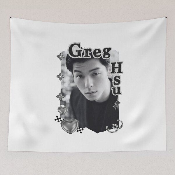 Item preview, Greg Hsu (Hsu Kuang Han 许光汉) Chinese Actor Cdrama Chinese Entertainment Black and White Collage Digital Art Portrait designed and sold by AJUNICE STUDIO.