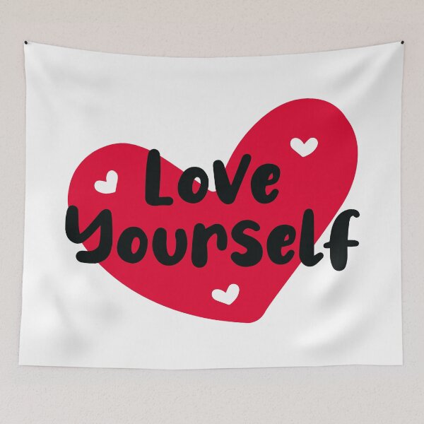 Item preview, Love yourself lettering designed and sold by SweetberryHouse.