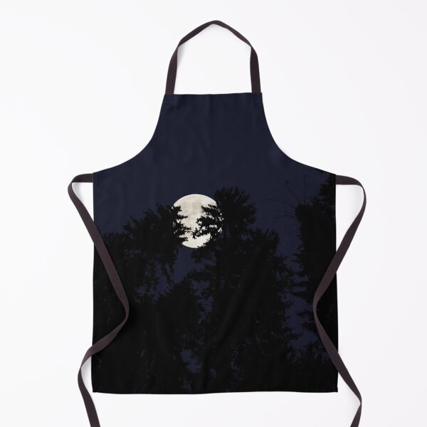Item preview, Moonlight Forest Silhouette Night Sky Design designed and sold by LOUBNEY.