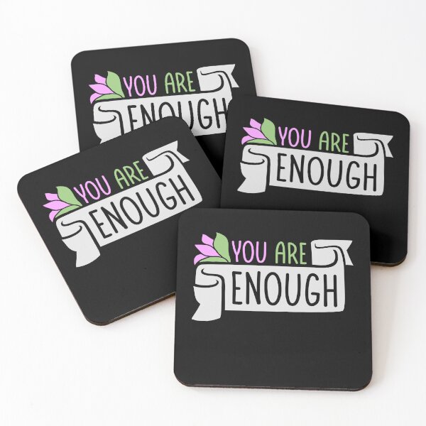 Item preview, You Are Enough Self Love Motivational Quote Inspiration Mindset designed and sold by shirt-o-mat.