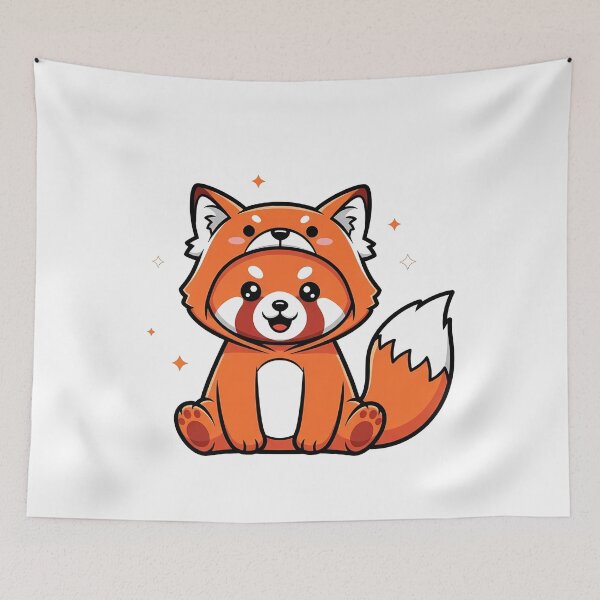 Item preview, Adorable Red Panda Fox Kawaii Animal designed and sold by k3rstman1.