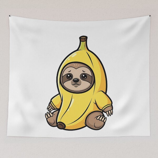 Item preview, Cute Sloth Banana Costume Animal Funny designed and sold by k3rstman1.