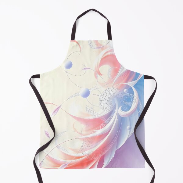 Item preview, Ethereal Wave Symphony – Abstract Pastel Fractal Dream designed and sold by PawPrintedArt.