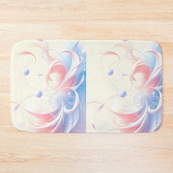 Item preview, Ethereal Wave Symphony – Abstract Pastel Fractal Dream designed and sold by PawPrintedArt.