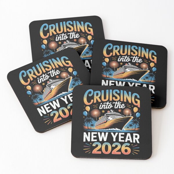 Item preview, Cruising Into The New Year 2026 Family Vacation Celebration Design designed and sold by FreshVibe Prints.