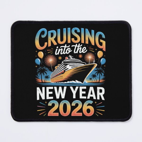 Item preview, Cruising Into The New Year 2026 Family Vacation Celebration Design designed and sold by FreshVibe Prints.
