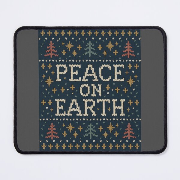 Item preview, Ugly Sweater Knit — Peace on Earth Gold Pattern designed and sold by BROHLine Studio.