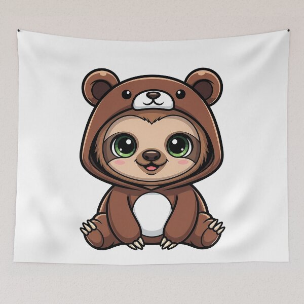 Item preview, Cute Sloth Bear Costume Kawaii Animal designed and sold by k3rstman1.