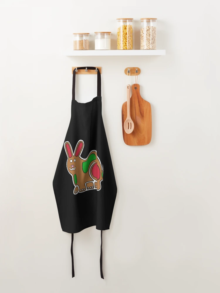 Thumbnail 4 of 6, Apron, Gingerbread Rabbit designed and sold by Scythe37.
