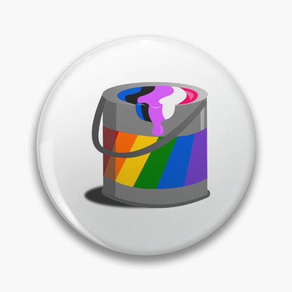 Item preview, Proud Paint Genderfluid Flag in a Bucket designed and sold by HarveyHandcraftsandDesigns.