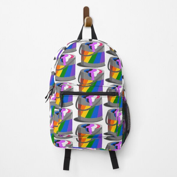 Item preview, Proud Paint Genderfluid Flag in a Bucket designed and sold by HarveyHandcraftsandDesigns.