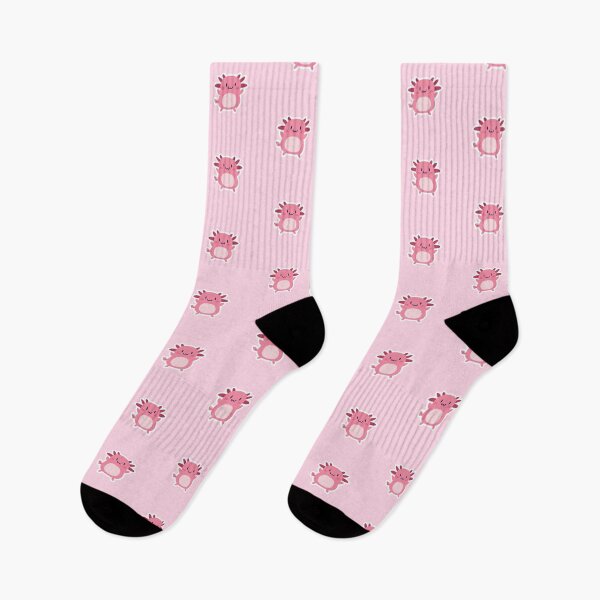 Item preview, Cute Kawaii Pink Axolotl Sticker design designed and sold by MiloOfficial.