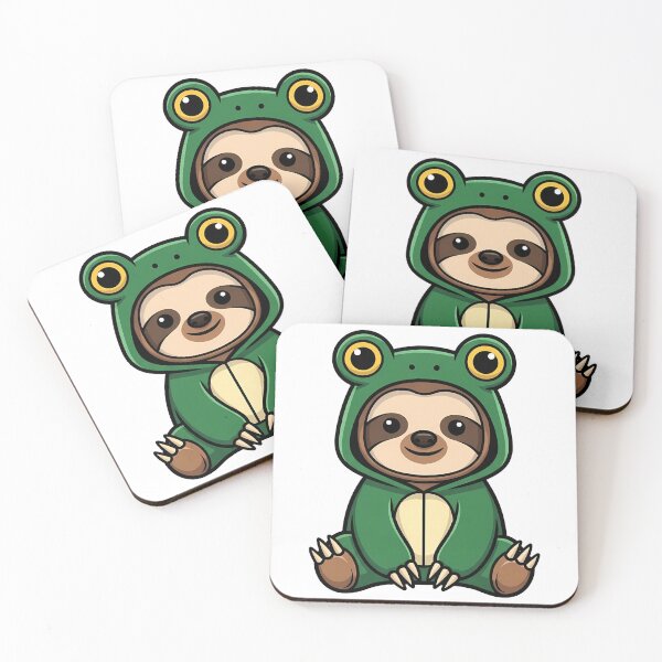 Item preview, Cute Sloth Frog Costume Animal Lover designed and sold by k3rstman1.