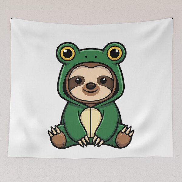 Item preview, Cute Sloth Frog Costume Animal Lover designed and sold by k3rstman1.