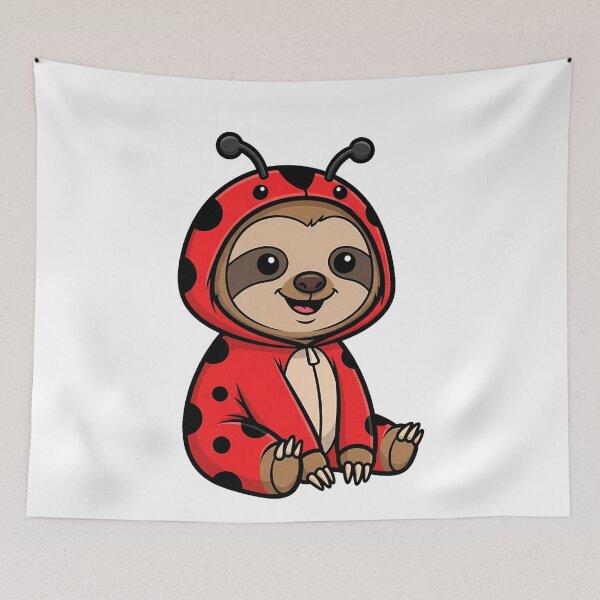 Item preview, Sloth Ladybug Onesie Cute Animal Fun designed and sold by k3rstman1.