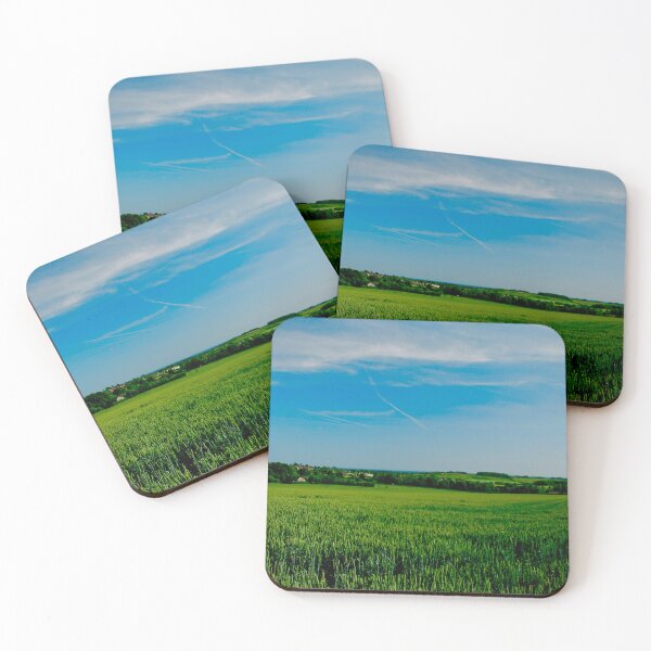 Item preview, Vast Green Fields Under Blue Sky  designed and sold by Prints&Pics.