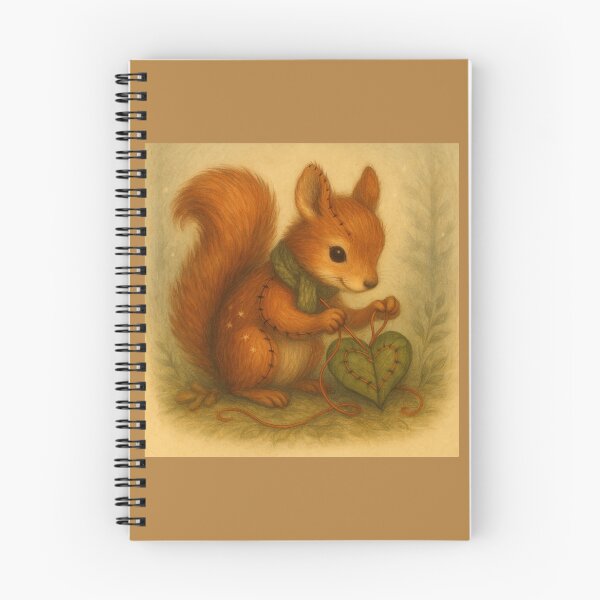 Item preview, Heartstitch Squirrel – The Leaf Mender of the Woodland designed and sold by GeoWild Designs.
