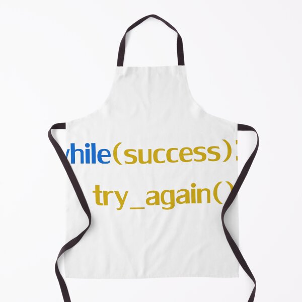 Item preview, While Not Success Try Again – Motivational Coding Design designed and sold by Black-Case.