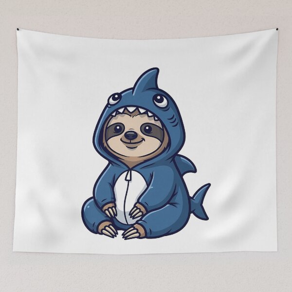 Item preview, Cute Sloth Shark Onesie Animal designed and sold by k3rstman1.