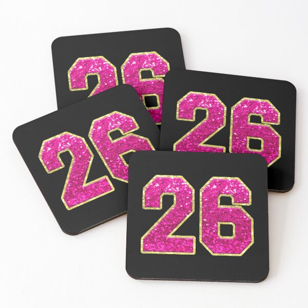 Item preview, Number 26 Pink Glitter designed and sold by Jeallan Designs.