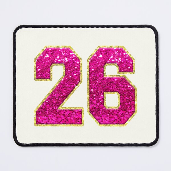 Item preview, Number 26 Pink Glitter designed and sold by Jeallan Designs.