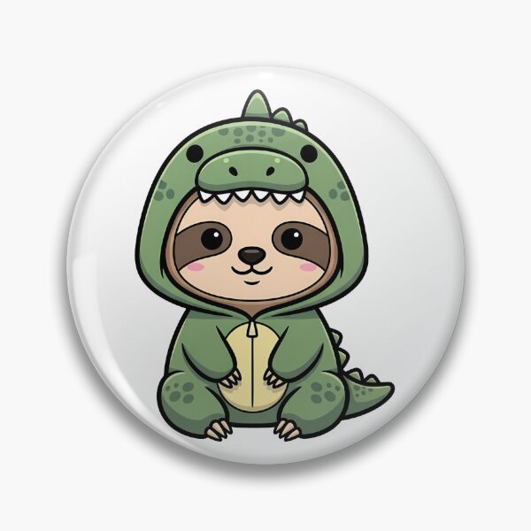 Item preview, Cute Sloth Dinosaur Onesie Kawaii designed and sold by k3rstman1.